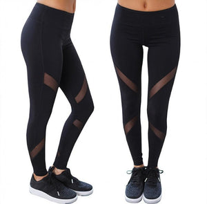 Block Mesh Insert Legging