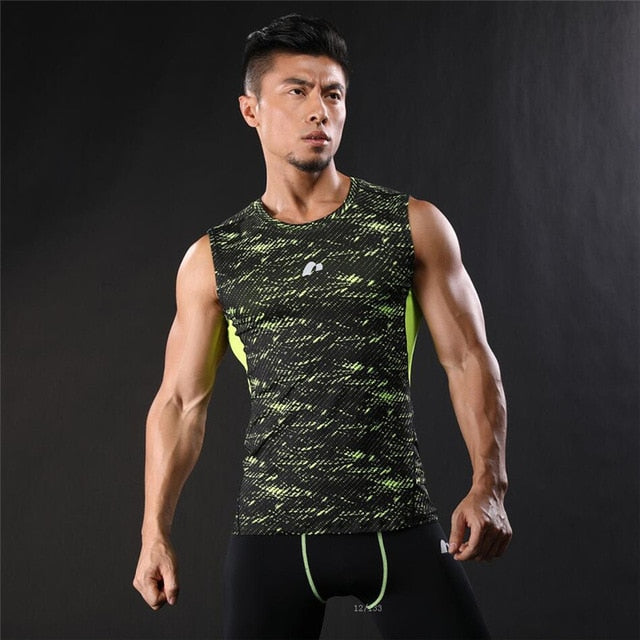 Mens Excercise Sleeveless Shirt