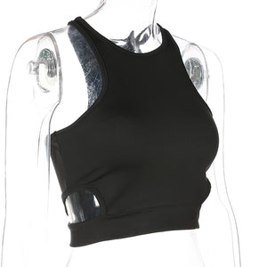 Running Vest Tank Crop