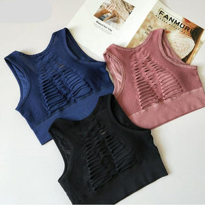 Racerback Running Crop Top