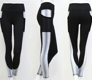 Patchwork Push Up Legging