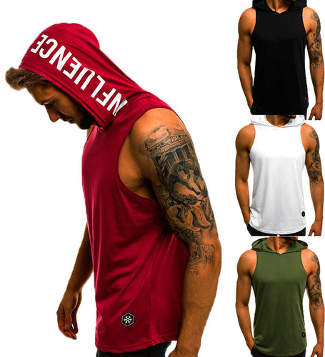 Sleeveless Hoodie Bodybuilding Top