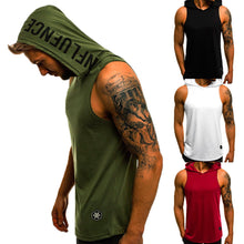 Load image into Gallery viewer, Sleeveless Hoodie Bodybuilding Top