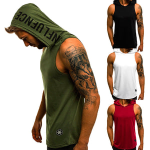 Sleeveless Hoodie Bodybuilding Top