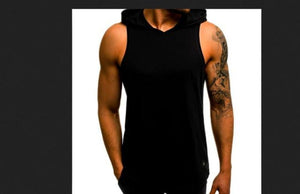 Sleeveless Hoodie Bodybuilding Top