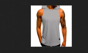 Sleeveless Hoodie Bodybuilding Top