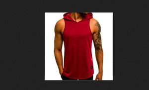 Sleeveless Hoodie Bodybuilding Top